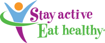Stay Active Eat Healthy logo